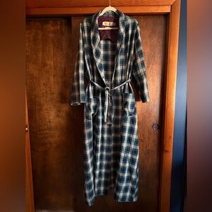 Vintage Pendleton Tartan Wool Robe